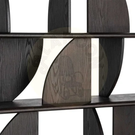 Estantería marrón de madera de caucho 180x38x161cm - Ixia - 617246IX - foto-secundaria-4