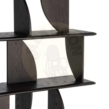 Estantería marrón de madera de caucho 180x38x161cm - Ixia - 617246IX - foto-secundaria-6