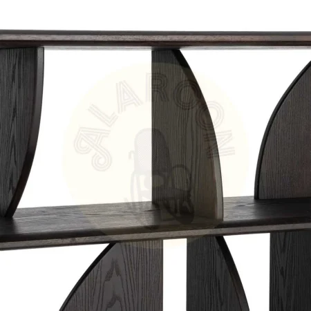 Estantería marrón en madera de caucho 180x38x83cm - Ixia - 617247IX - foto-secundaria-4