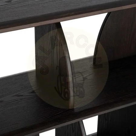 Estantería marrón en madera de caucho 180x38x83cm - Ixia - 617247IX - foto-secundaria-5