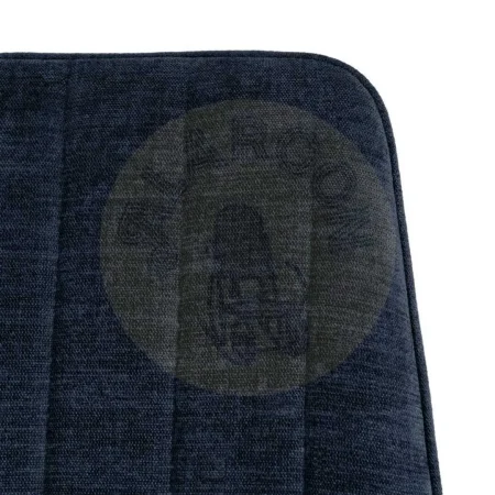 Silla azul tapizada en tejido poliéster con estructura metálica estilo contract 50x60x85cm - Ixia - 617400IX - foto-secundaria-4