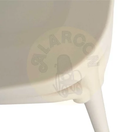 Silla apilable para exterior e interior en polipropileno color crema 53x43x88cm - Ixia - 617403IX - foto-secundaria-7
