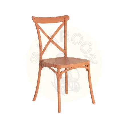 Silla apilable en polipropileno color teja apta para exterior e interior homologada para uso contract 53x43x88cm - Ixia - 617404IX - foto-secundaria-9