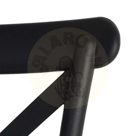 Silla apilable de polipropileno apta para exterior e interior gris antracita 53x43x88cm - Ixia - 617406IX - foto-secundaria-4