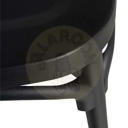 Silla apilable de polipropileno apta para exterior e interior gris antracita 53x43x88cm - Ixia - 617406IX - foto-secundaria-7