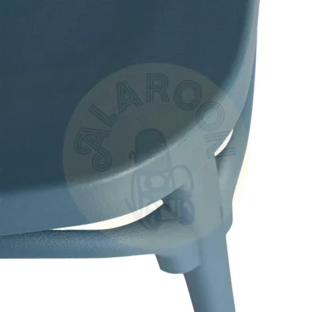 Silla apilable para exterior azul en polipropileno 53x43x88cm - Ixia - 617413IX - foto-secundaria-6
