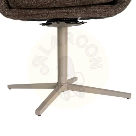 Silla tapizada giratoria con base metálica para uso contract 60x60x86cm - Ixia - 617483IX - foto-secundaria-8