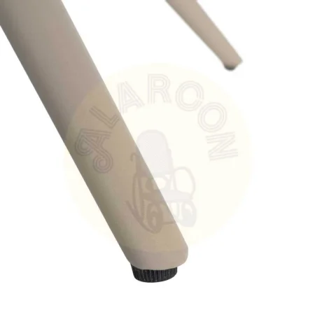 Silla tapizada giratoria 360º con autoretorno y muelles pocket spring estructura metálica 66x60x86cm - Ixia - 617484IX - foto-secundaria-10
