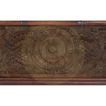 Baúl Lunex en madera de mango tallado a mano con amplio interior 116x40x45cm - Giner y Colomer - 6182GYC - foto-secundaria-5