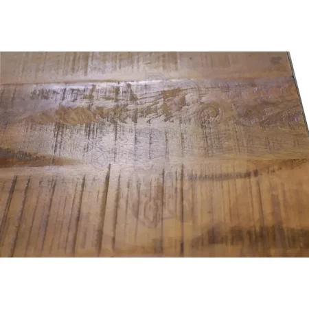 Mesa de comedor rectangular para 6-8 personas madera de mango con base de hierro negro acabado natural 180x90x76cm - Giner y Colomer - 6203GYC - foto-secundaria-3