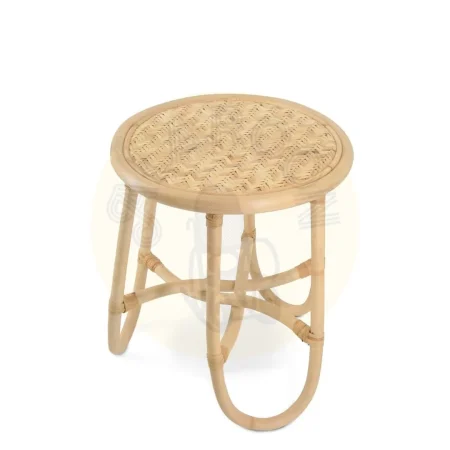 Mesa de centro rattan hecha a mano con materiales naturales - Moycor - 6250102MYC - foto-secundaria-1