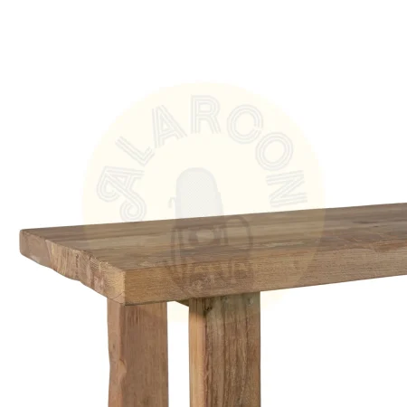 Consola Anais en madera de teca reciclada maciza hecha a mano 127x80x32cm - Moycor - 636151MYC - foto-secundaria-2