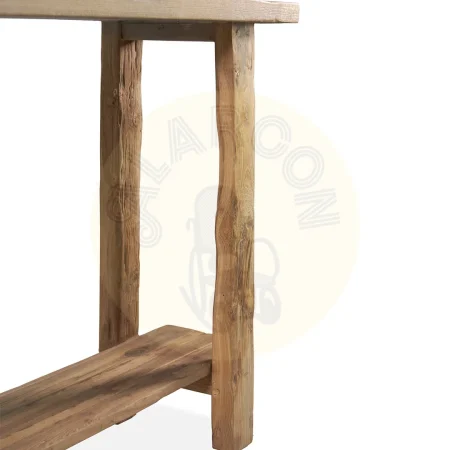 Consola Anais en madera de teca reciclada maciza hecha a mano 127x80x32cm - Moycor - 636151MYC - foto-secundaria-4