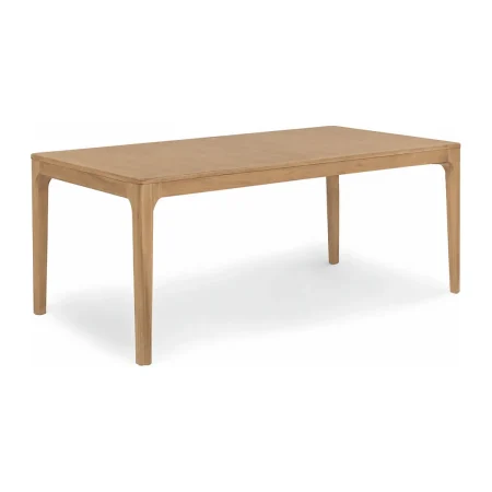 Mesa de comedor extensible Terra en teca maciza hecha a mano 180x77x95cm - Moycor - 6390801MYC - foto-blanco