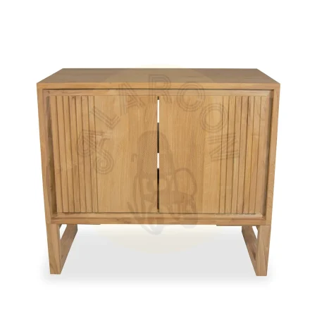 Mueble de baño Teka Natura 2 puertas en madera maciza hecho a mano - Moycor - 6391002MYC - foto-secundaria-1
