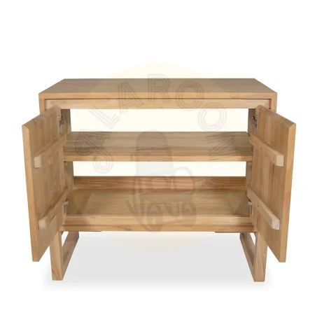 Mueble de baño Teka Natura 2 puertas en madera maciza hecho a mano - Moycor - 6391002MYC - foto-secundaria-2