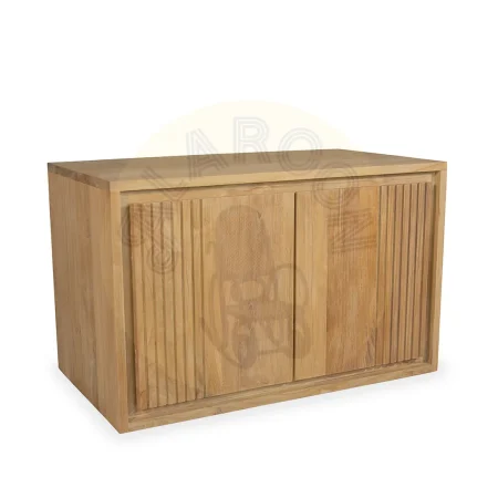 Mueble de baño Teka Natura 2 puertas en madera maciza hecho a mano - Moycor - 6391002MYC - foto-secundaria-3