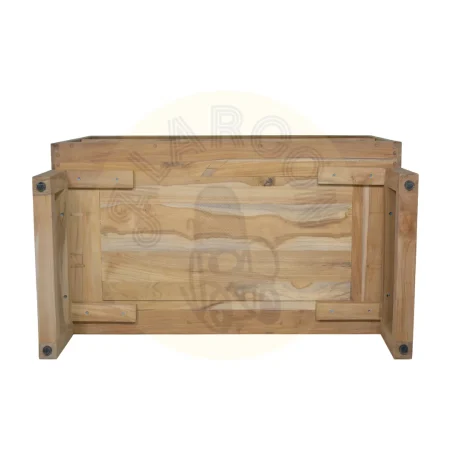 Mueble de baño Teka Natura 2 puertas en madera maciza hecho a mano - Moycor - 6391002MYC - foto-secundaria-4