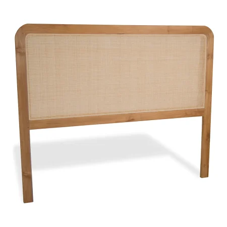 Cabecero de madera de teca con rejilla hecho a mano 160x130x3cm - Moycor - 6391060MYC - foto-blanco
