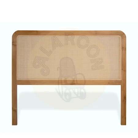 Cabecero de madera de teca con rejilla hecho a mano 160x130x3cm - Moycor - 6391060MYC - foto-secundaria-1