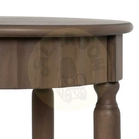 Mesita auxiliar marrón en DM con estructura de pino 40x40x66cm - Ixia - 640419IX - foto-secundaria-4