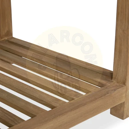 Mueble de baño Teka Cancún 2 puertas y 1 estante madera maciza - Moycor - 650090MYC - foto-secundaria-6
