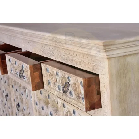 Aparador Bakhra natural en madera de mango maciza 190x42x92cm - Giner y Colomer - 6629GYC - foto-secundaria-3