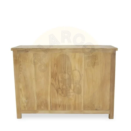 Cómoda de madera maciza de teca reciclada con 6 amplios cajones acabado natural 114x45x80cm - Moycor - 6681601MYC - foto-secundaria-3