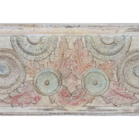Mesa de centro Olympia en madera de mango con amplio almacenaje y patas con reguladores 90x90x45cm - Giner y Colomer - 6687GYC - foto-secundaria-4