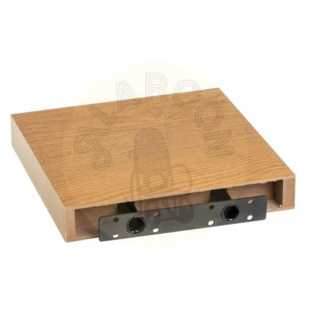 Estante en MDF laminado roble miel 24x24x4cm - Ixia - 807595IX - foto-secundaria-3