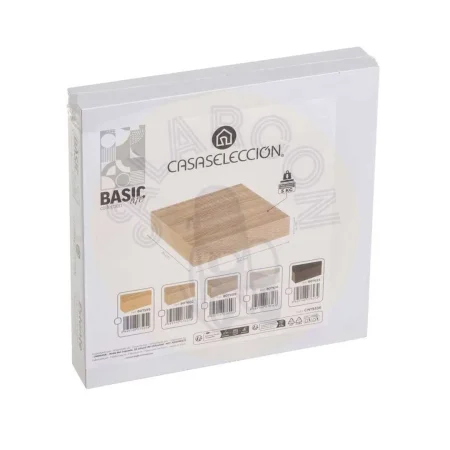 Estante en MDF laminado roble miel 24x24x4cm - Ixia - 807595IX - foto-secundaria-4