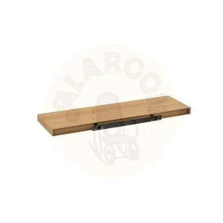 Estante en MDF laminado roble miel 80x24x4cm - Ixia - 807597IX - foto-secundaria-1