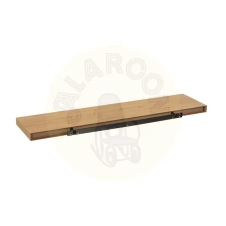 Estante en MDF laminado roble miel 100x24x4cm - Ixia - 807598IX - foto-secundaria-1