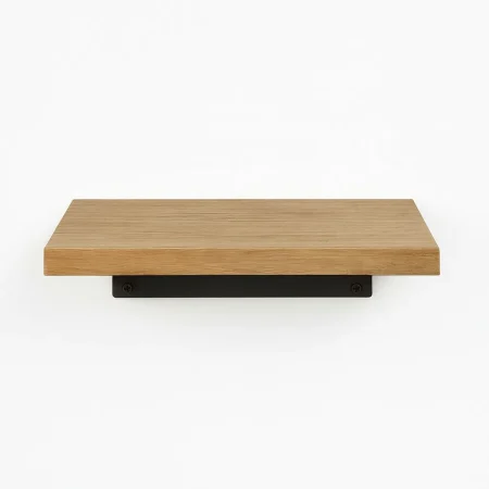 Estante en MDF roble claro 60x24x4cm - Ixia - 807603IX - foto-blanco