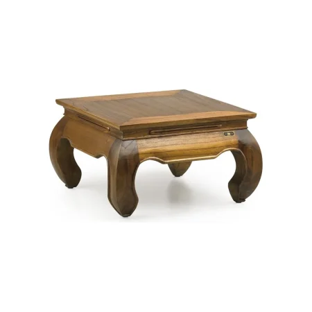 Mesa de centro en mindi diseño elegante 60x60x40cm - Moycor - 8600160MYC - foto-blanco
