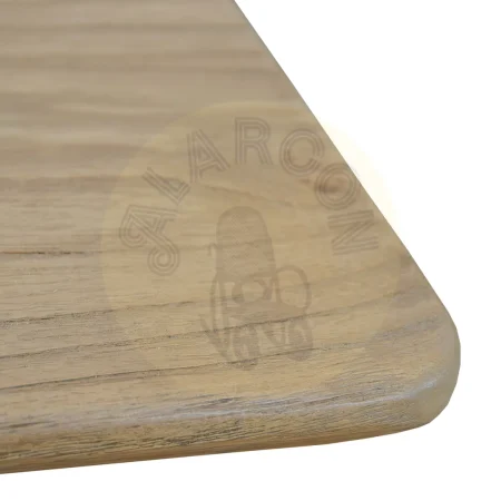 Mesa de comedor Top rústico hecha a mano con estructura de madera maciza 4cm - Moycor - 930100MYC - foto-secundaria-2