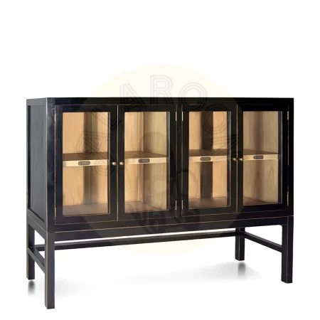 Patas Combi en hierro negro para vitrina Oxford 140x40x40cm - Moycor - 948101MYC - foto-secundaria-2