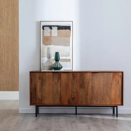 APARADOR MADERA DE MANGO SALÓN 160 X 40 X 78 CM-2