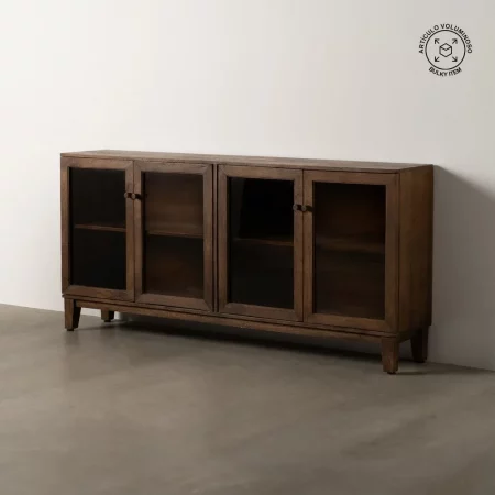 APARADOR MARRÓN MADERA DE MANGO SALÓN 180 X 35 X 87 CM-1