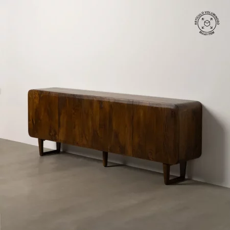 APARADOR MARRÓN MADERA DE MANGO SALÓN 234 X 44 X 86 CM-1