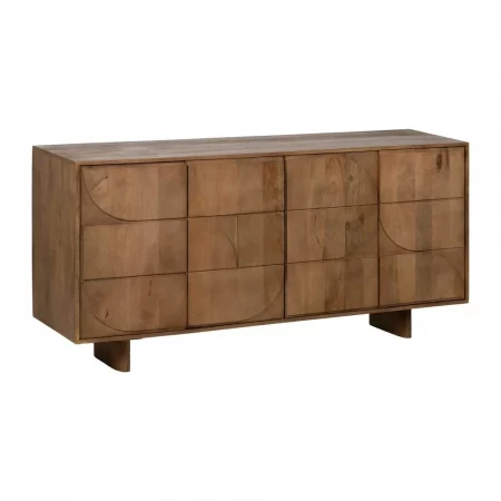 APARADOR MIEL MADERA DE MANGO SALÓN 171 X 45 X 83 CM-2