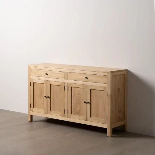 APARADOR NATURAL MADERA MINDI SALÓN 140 X 40 X 82 CM-2