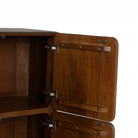 ARMARIO MARRÓN MADERA DE MANGO SALÓN 104 X 45 X 110 CM-5