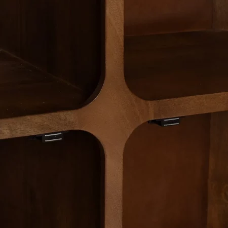 ARMARIO MARRÓN MADERA DE MANGO SALÓN 104 X 45 X 110 CM-6