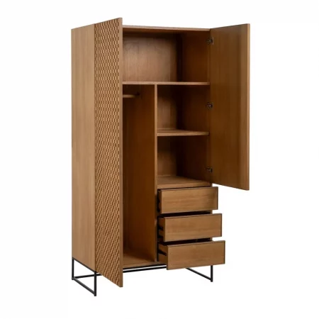 ARMARIO NATURAL DM-MADERA 98,50 X 55 X 199,50 CM-3