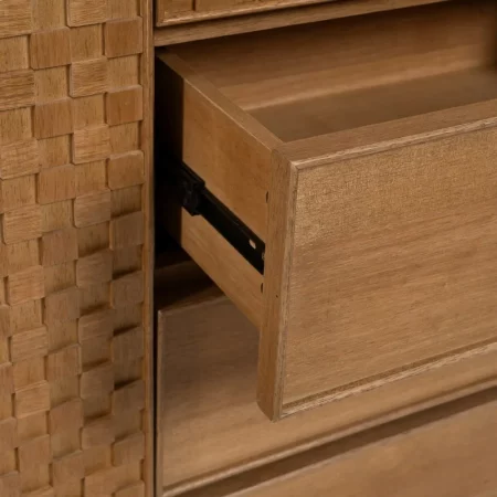 ARMARIO NATURAL DM-MADERA 98,50 X 55 X 199,50 CM-4