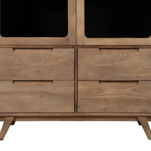 ARMARIO NATURAL MADERA DE MANGO SALÓN 107 X 40,50 X 142 CM-4