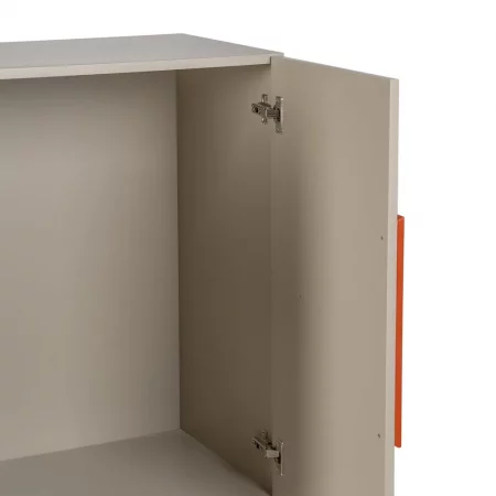 ARMARIO NECTO TAUPE DM-METAL SALÓN 75 X 41,80 X 123 CM-7