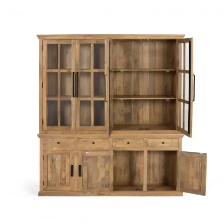 Alacena Fabricada en Madera Mango 208x45x226 Cm - Giner y Colomer (3)