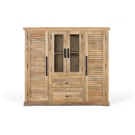 Alacena Fabricada en Madera de Mango 160x45x142 Cm - Giner y Colomer